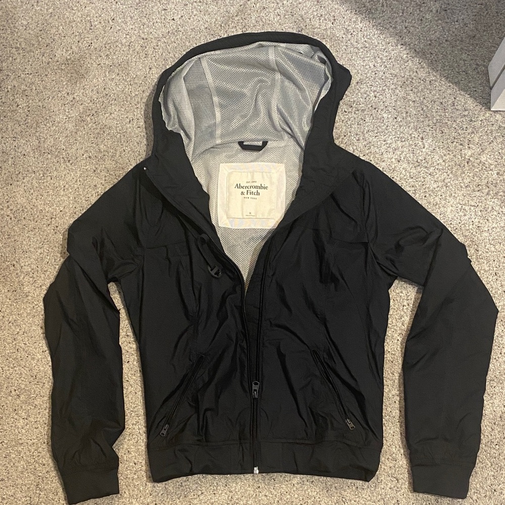 Abercrombie & Fitch Charcoal Hooded Jacket